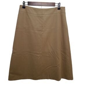 TSE SAY Wool & Cashmere A-Line Camel Skirt Women's SZ 31 Waist Made in Italy